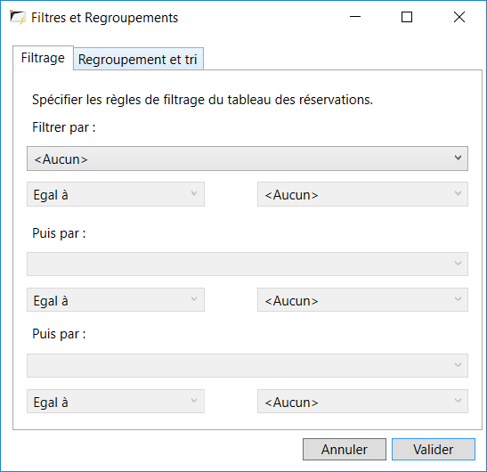 Filtrer les données
