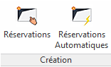 Sélection outil Réservation Automatique