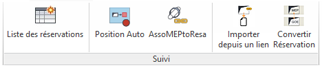 Toolbar Suivi